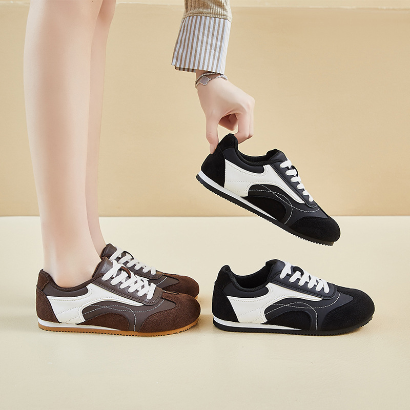 Running Shoes - 여성용 가죽 운동화, 젊은층과 중년층을 위한