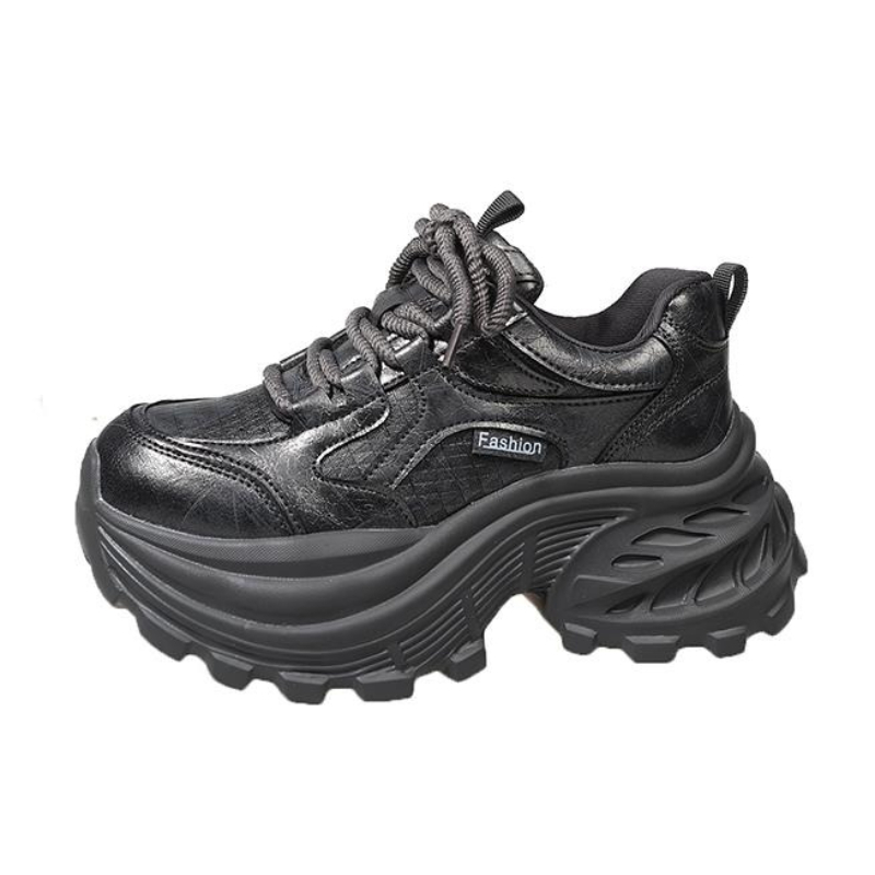 Running Shoes - 8.5cm 여성 플랫폼 스니커즈 패션 캐주얼