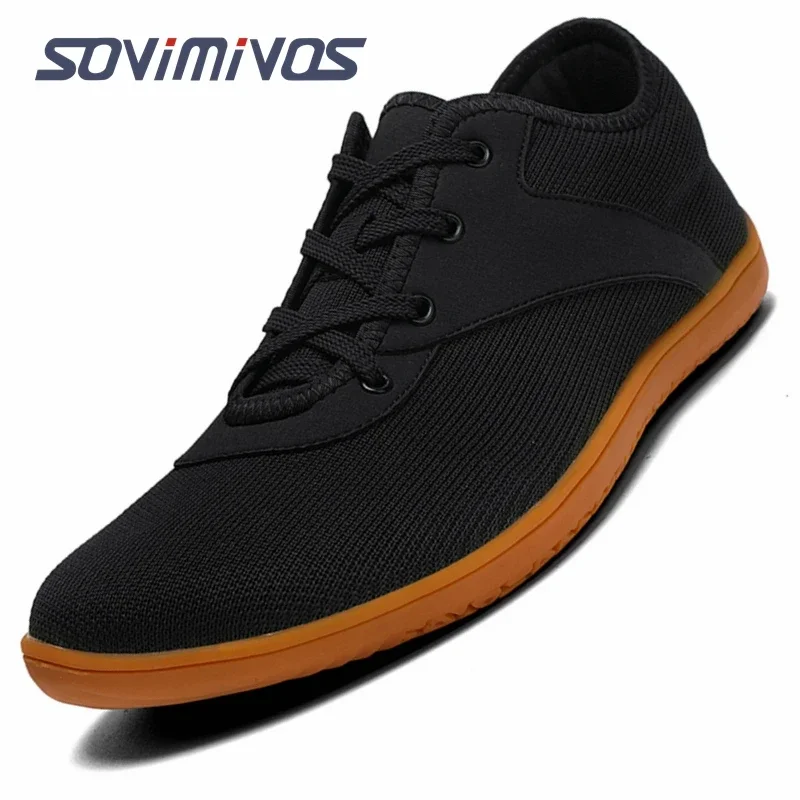 Wide Toe Box Running Sneakers - 남성 맨발 신발, 제로 드롭 미니멀리스트