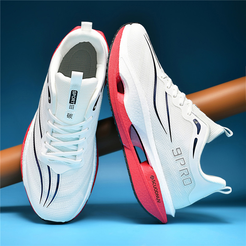 새로운 여성용 운동화, 통기성 메쉬 표면, 팝콘 초경량 - Carbon Plate Marathon Racing Shoes 리뷰 및 가격