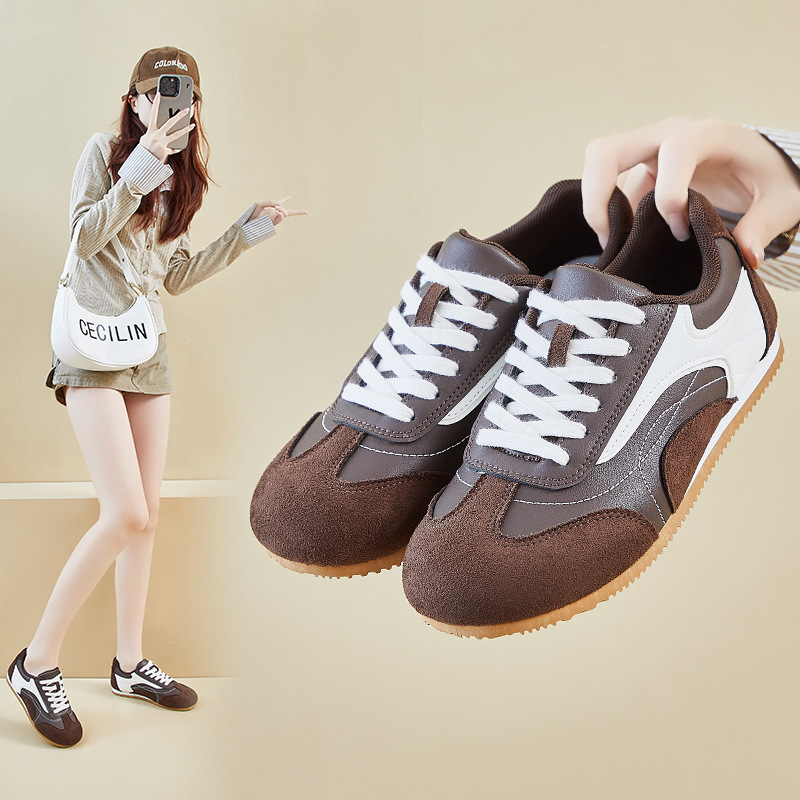 여성용 가죽 운동화, 젊은층과 중년층을 위한 두꺼운 밑 - Running Shoes 리뷰 및 가격