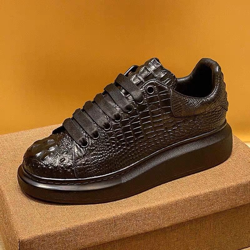 2025 여름 악어 무늬 블랙 남성 통기성 운동화 러닝 - Breathable Mesh Athletic Shoes 리뷰 및 가격