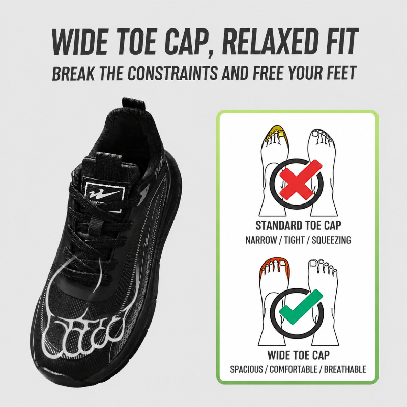 더블스타 남성 와이드 핏 스니커즈 와이드 토 박스 플러 - Wide Toe Box Running Sneakers 리뷰 및 가격