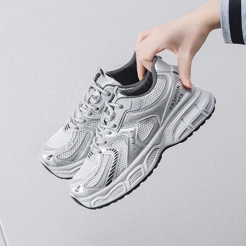 2026년 신상 여성 청키 스니커즈 패션 메쉬 캐주얼  - Running Shoes 리뷰 및 가격